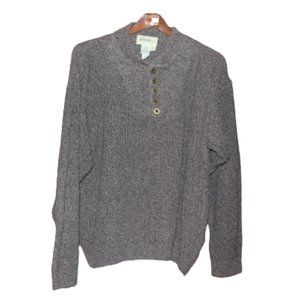 Vintage Eddie Bauer henley sweater
